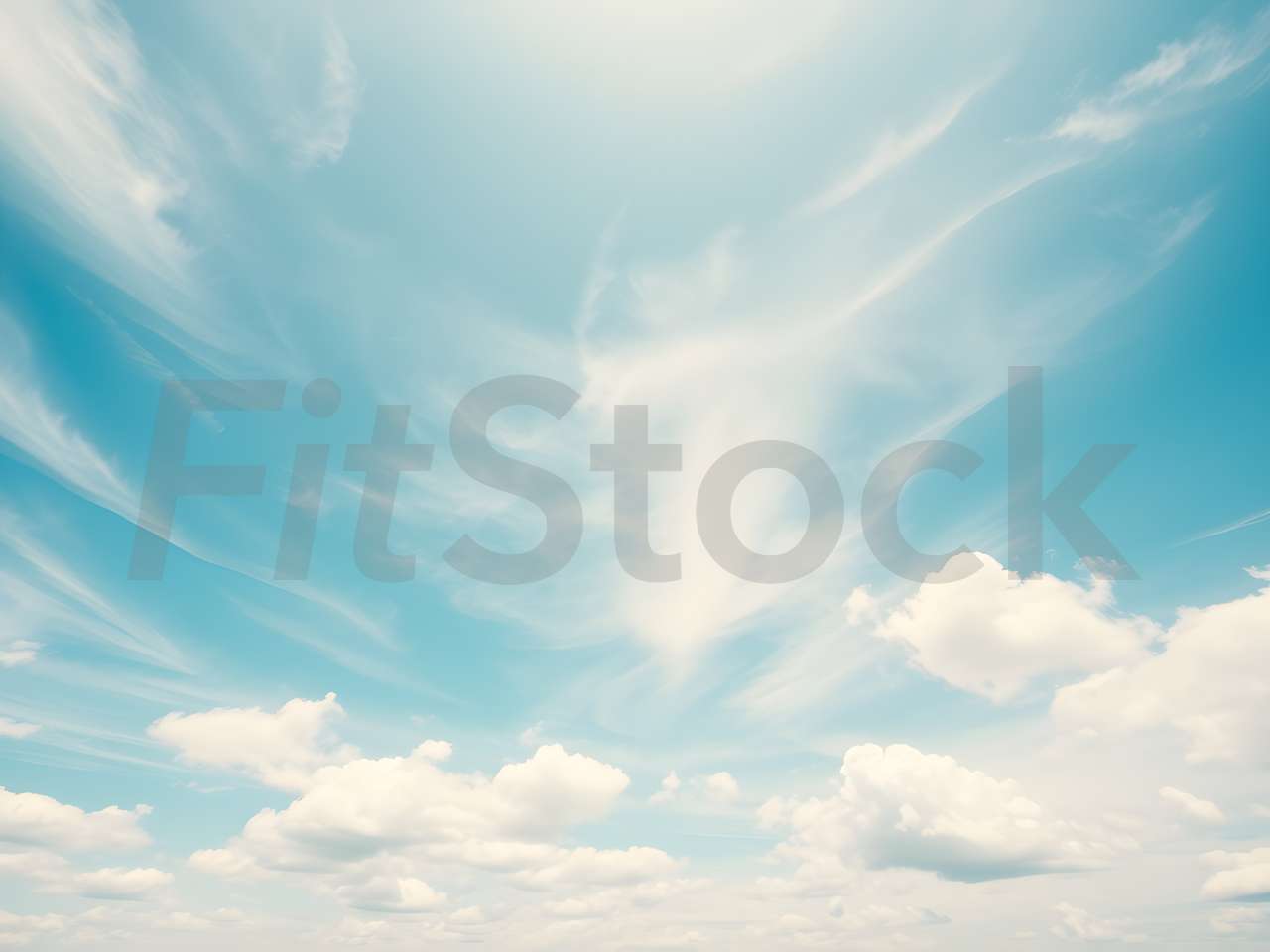 青空に浮かぶ白い雲