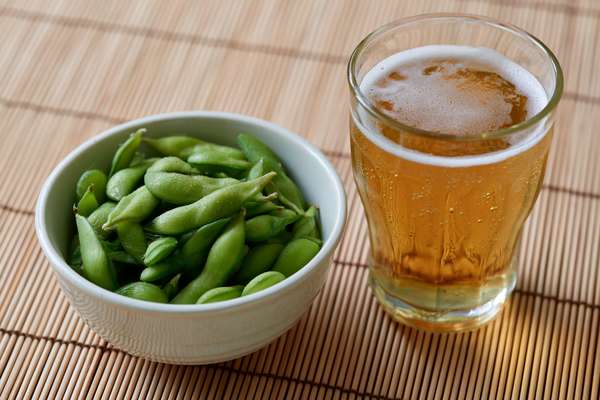 枝豆とビールのセット