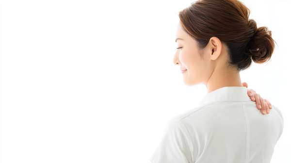 肩こりに悩む女性